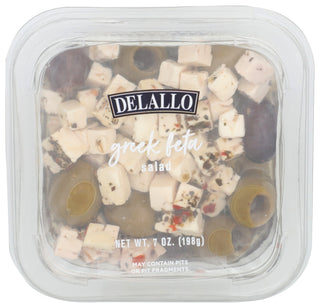 Delallo Salad Greek Feta - Centre - Front