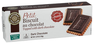 Natural Nectar Biscuit Drk Choc Petit - Left - Front