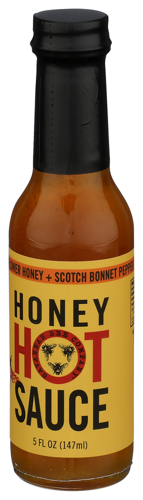 Savannah Bee Co Sauce Honey Hot - Right - Front