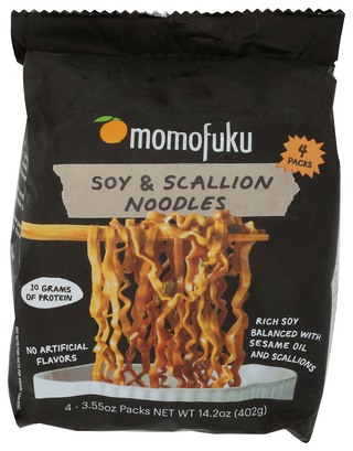 Momofuku Noodles Soy & Scalln 4pk - Centre - Front