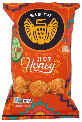 Siete Chips Potato Hbnro Honey - No Plunge - Front