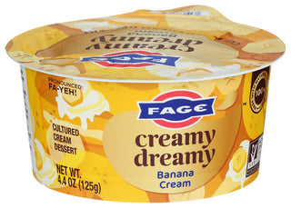 Fage Yogurt Banana Cream - Left - Front