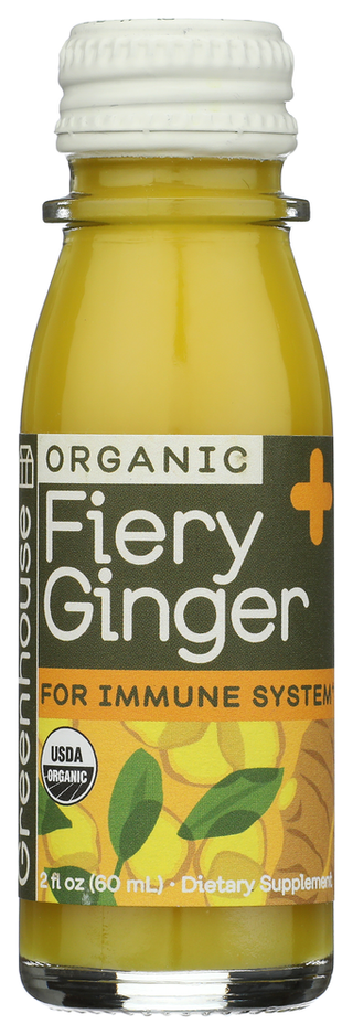 Greenhouse Shot Fiery Ginger - No Plunge - Front