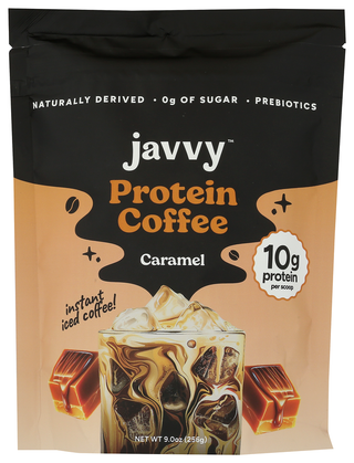 Javvy Coffee Coffee Prtn Caramel - No Plunge - Front
