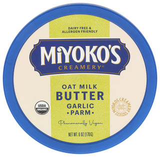 Miyokos Creamery Butter Oatmilk Grlc Parm - Centre - Front