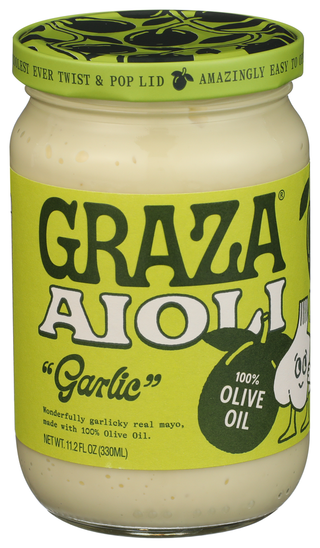 Graza Aioli Garlic Jar - Centre - Front