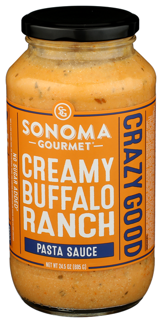 Sonoma Gourmet Sauce Pasta Crmy Bfflo Rnch - Right - Front