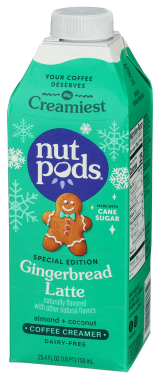 Nutpods Creamer Gngrbrd Cane Sgr - Right - Front