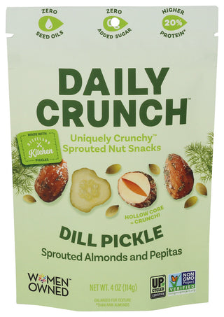 Daily Crunch Almonds Dill Pick Sprted - Centre - Front