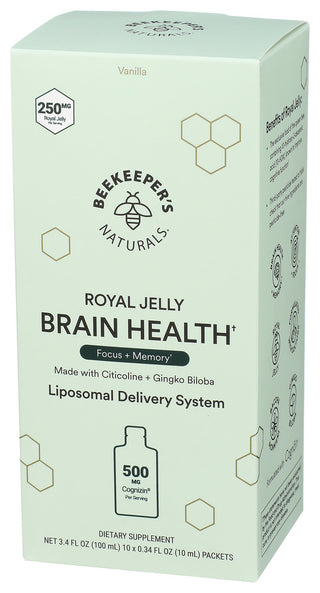 Beekeepers Brain Hlth Liposml 10pkt - Right - Front