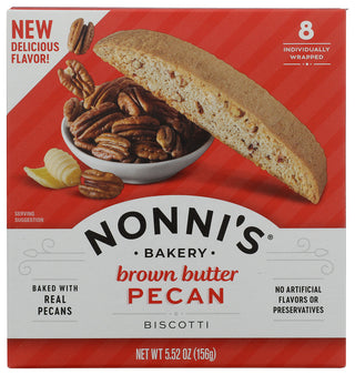 Nonnis Biscotti Brwn Butr Pecan - No Plunge - Front