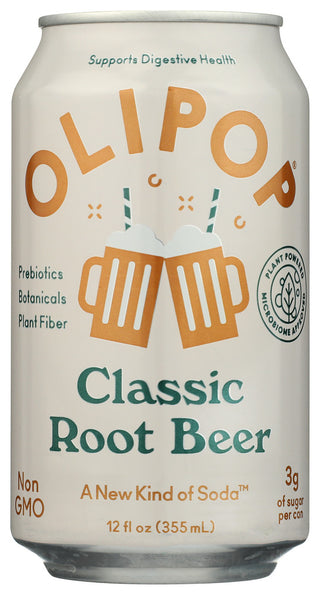 Olipop Soda Preb Clsc Root Beer - No Plunge - Front