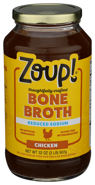 Zoup Good Really Broth Bone Chckn Low Sod - Centre - Front