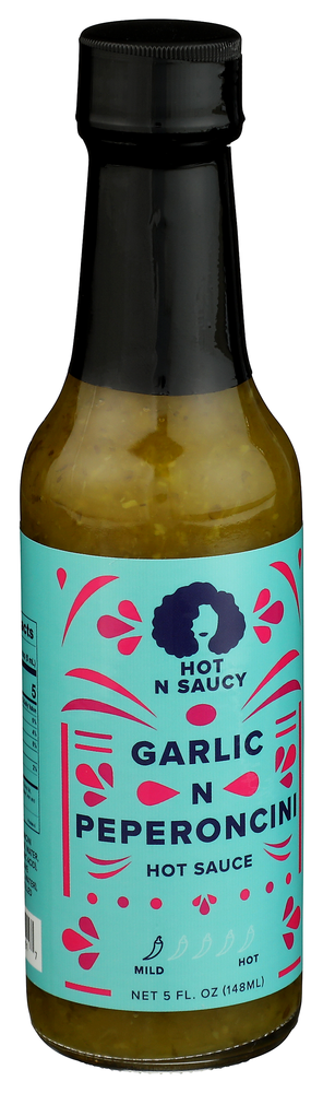 Hot N Saucy Sauce Hot Grlc N Ppprcni - Left - Front
