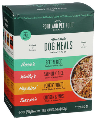 Portland Pet Food Company Dog Food Wet 4variety Pk - Left - Front