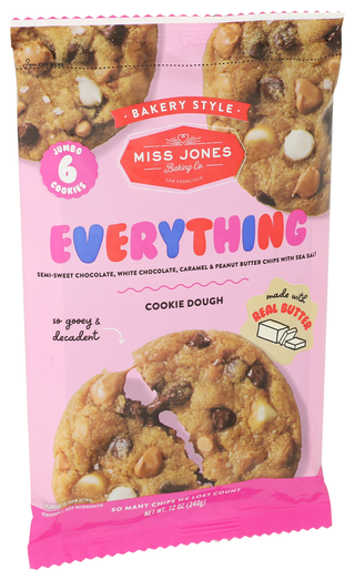 Miss Jones Baking Co Dough Bkry Jmbo Evrythng - Left - Front