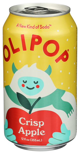 Olipop Soda Prbtc Crisp Apple - Right - Front