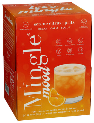 Mingle Mocktails Na Mkt Serene Cit Sp 4pk - Left - Front