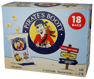 Pirate Brands Snacks Puff Aw Chdr 18pc - Right - Front