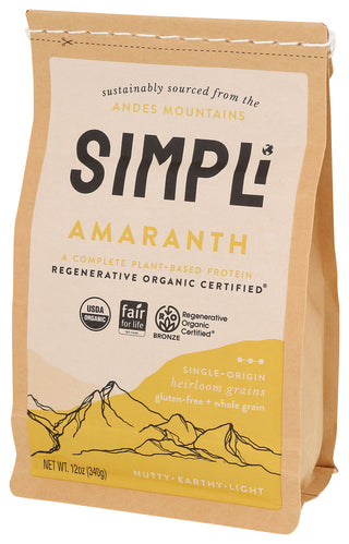 Simpli Amaranth Rgenerative Org - Right - Front