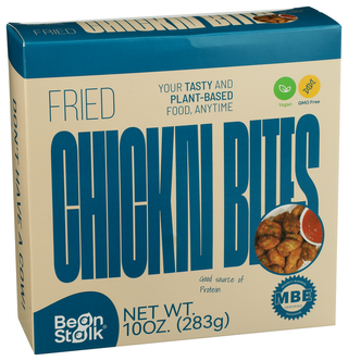 Beanstalk Brands Chickn Bites Fried Plntb - Left - Front