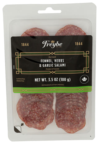Freybe Salami Fnnl Hrbs N Grlc - Centre - Front