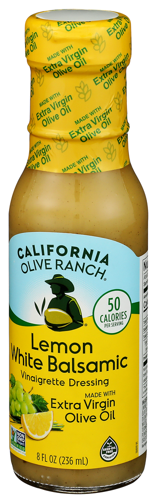 California Olive Ranch Vinaigrette Balsamc Lmn - Right - Front