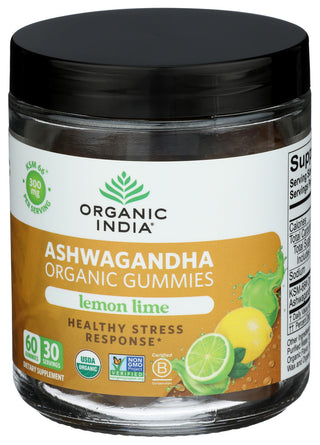 Organic India Ashwagandha Gummy - Right - Front