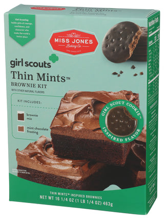 Miss Jones Baking Co Kit Brownie Thin Mint - Right - Front