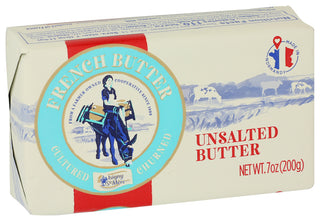 Isigny Butter French Unsalted - Left - Front