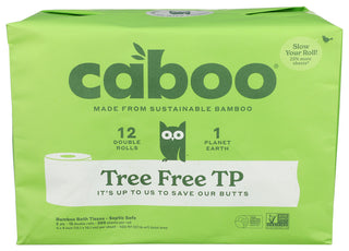Caboo Bath Tissue Plstc Fr 12dbrl - Centre - Front