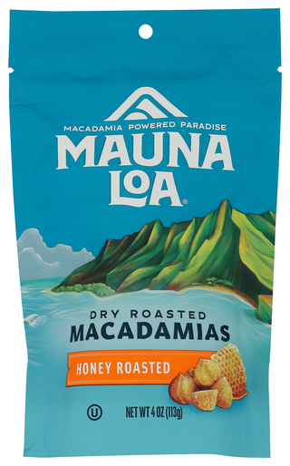 Mauna Loa Macadamias Honey Rstd - No Plunge - Front