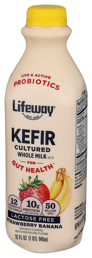 Lifeway Kefir Wm Strwbrry Banana - Right - Front