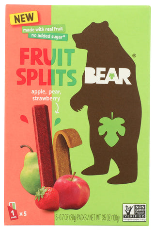 Bear Yoyo Fruit Splits Apl Strwbry - No Plunge - Front
