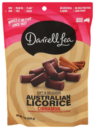 Darrell Lea Licorice Cinnamon - Centre - Front