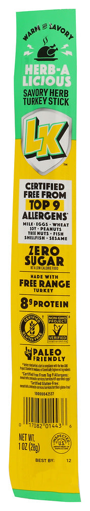Lorissas Kitchen Turkey Sticks Svry Herb - No Plunge - Front