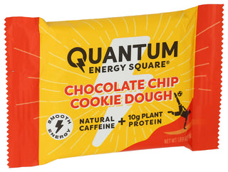 Quantum Energy Squares Bar Choc Chp Cookie Dgh - Left - Front