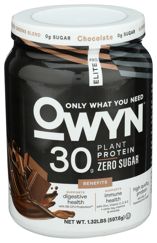 Owyn Protein Elite Chocolate - Left - Front