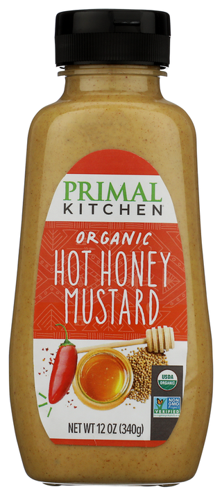 Primal Kitchen Mustard Hot Honey Org - No Plunge - Front