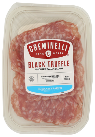Creminelli Fine Meats Salami Blk Truffle Sliced - No Plunge - Front