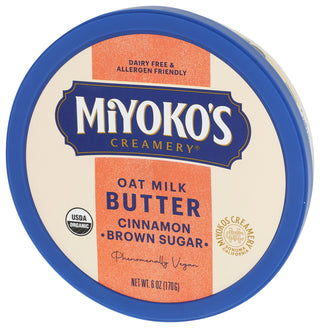 Miyokos Creamery Butter Oatmlk Cin Br Sgr - Right - Front