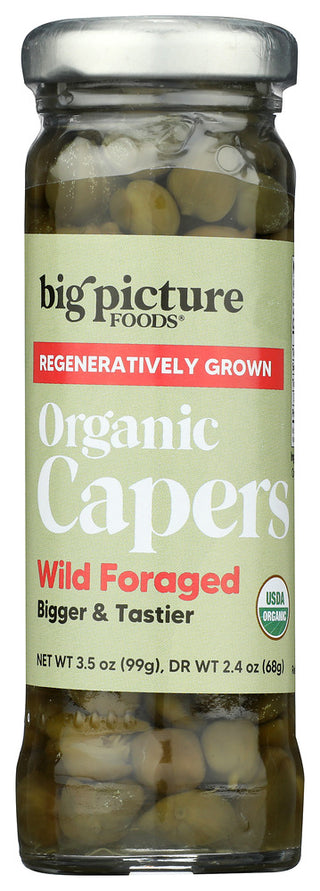 Big Picture Foods Capers Wld Foraged - No Plunge - Front