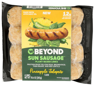 BEYOND SUN SAUSAGE™ PINEAPPLE JALAPENO - Centre - Front