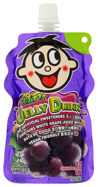 Want-want Drinks Jelly Ww Grape - No Plunge - Front