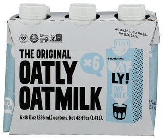 Oatly Milk Oat Original 6pk - No Plunge - Front