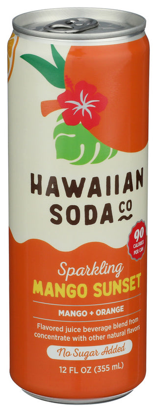 Hawaiian Soda Co Juice Spk Mango Sunset - Left - Front