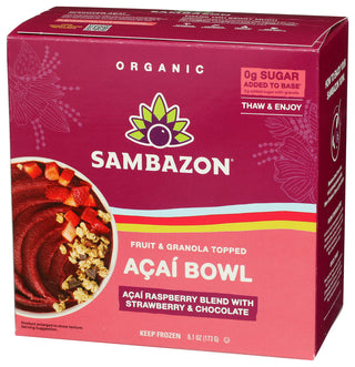 Sambazon Acai Bowl Rspbry Strbry - Right - Front