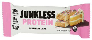 Junkless Bar Prtn Birthday Cake - Centre - Front