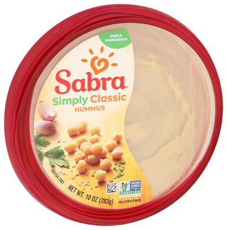 Sabra Hummus Simply Classic - Left - Front