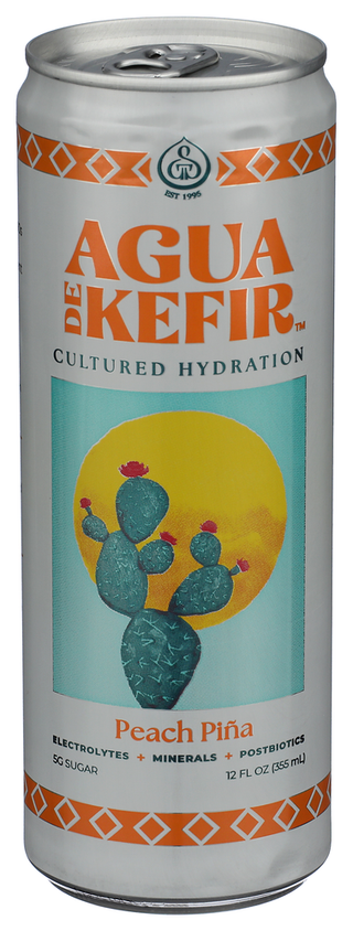 Gts Agua De Kefir Kefir Peach Pina - Centre - Front
